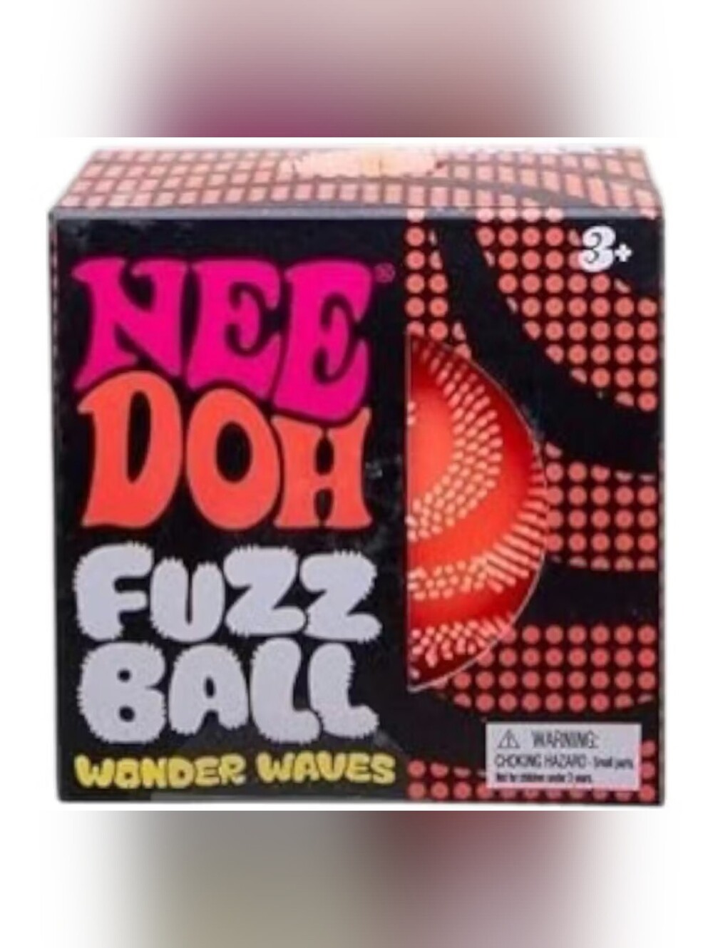 Schylling Needoh Fuzz Ball Wonder Waves - Orange